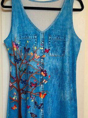 Women’s Sleeveless Dress, Size M